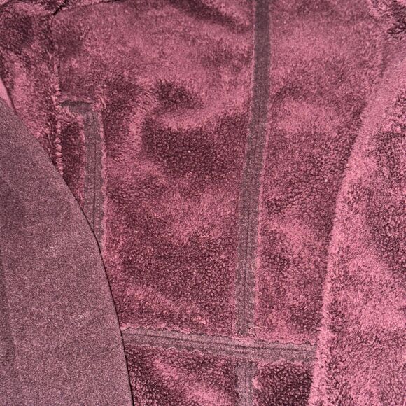 Lululemon Presence Of Mind Jacket Womens Size 4 Bordeaux Drama Fleece Zip Sleeve - Picture 3 of 7